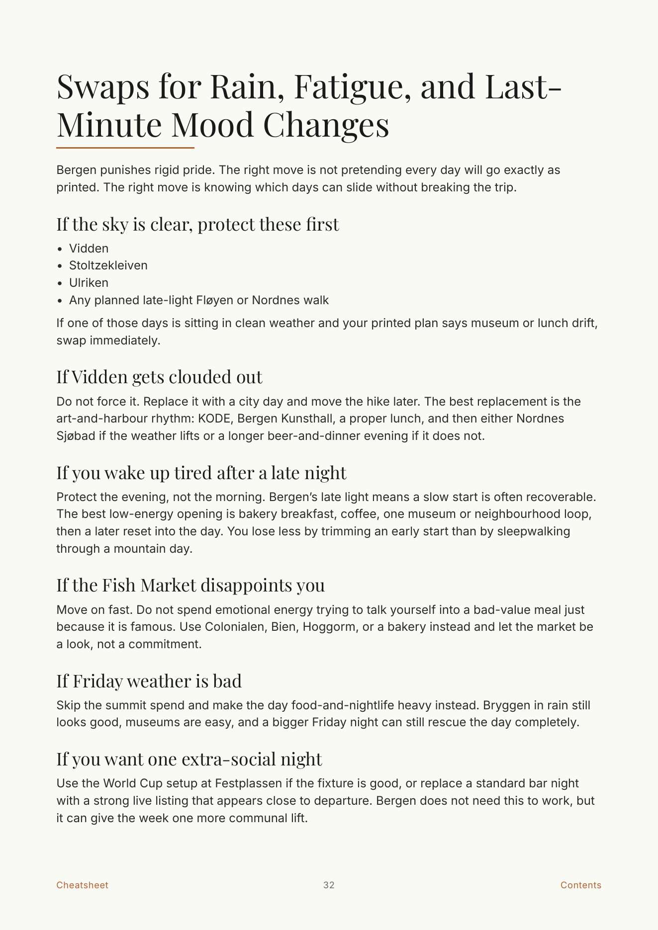 Rainy-day swaps and backup plans chapter