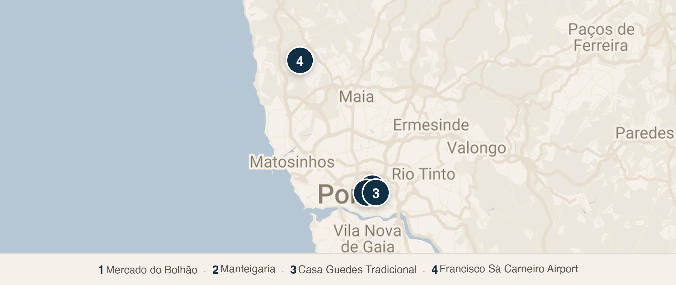 Day 10 — Porto Wrap and Depart walking route