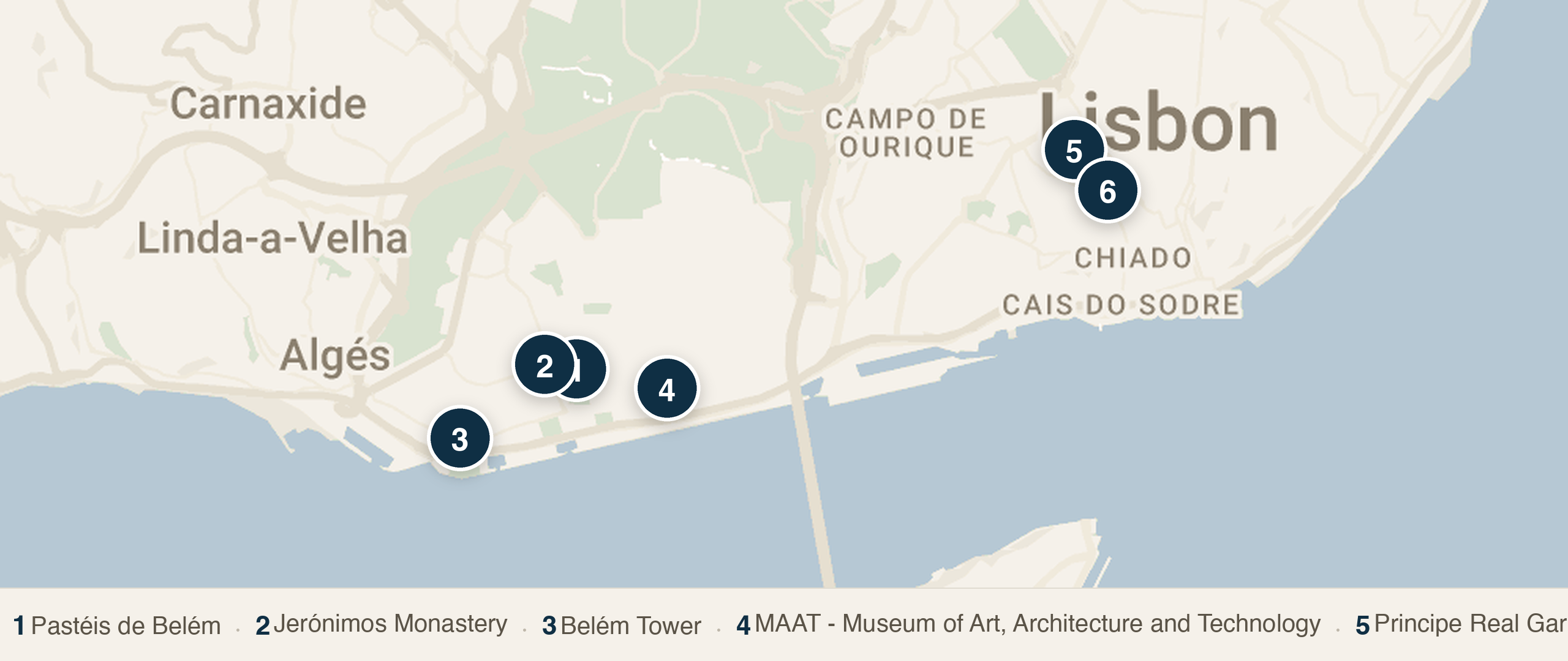 Day 4 — Belém, Bairro Alto, Príncipe Real walking route