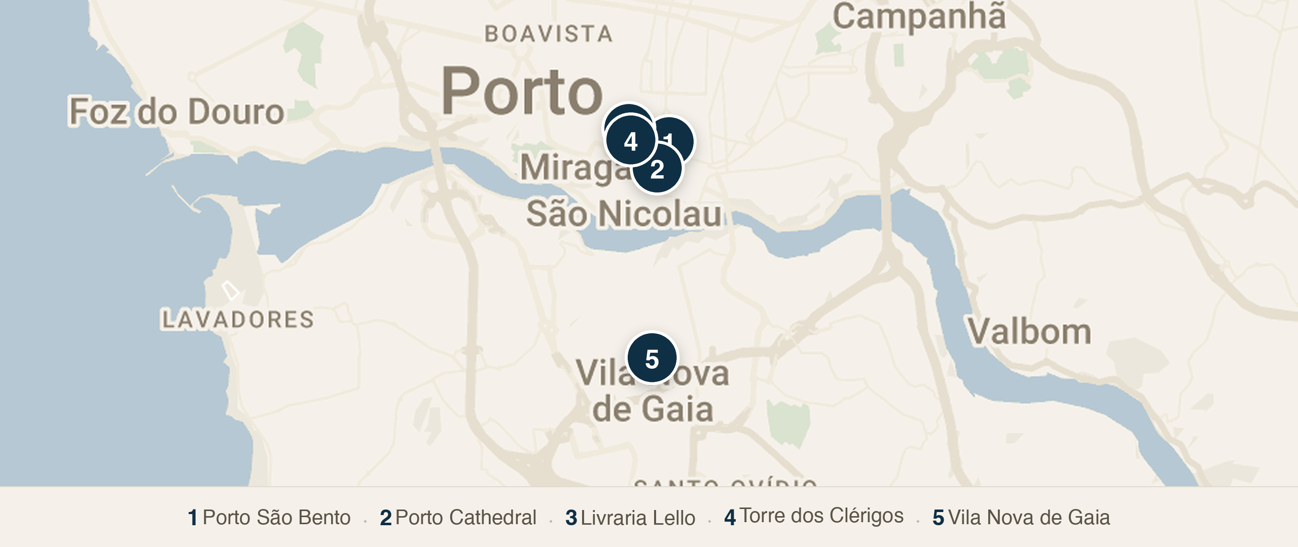 Day 8 — Porto in Earnest walking route