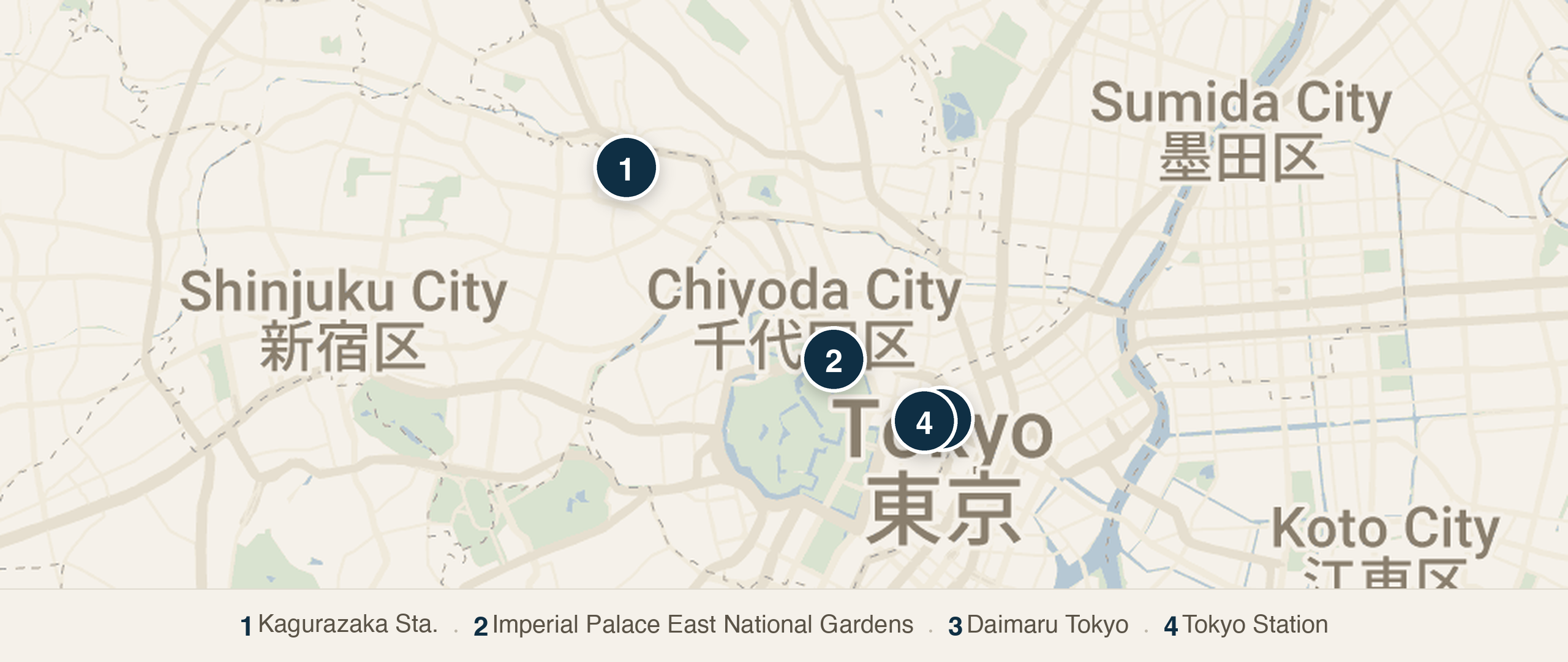Day 5 - Final Neighborhood And Departure walking route